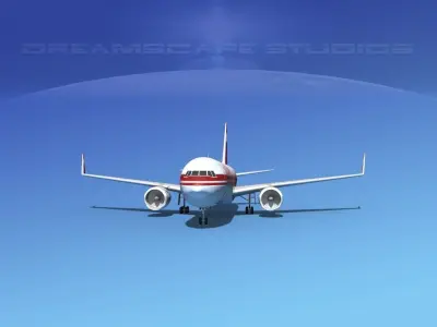 Boeing 767-300 Air Mauritius 1 3D model