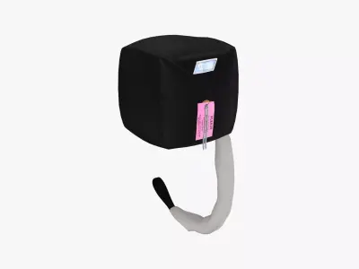 Stroud Safety Drag Parachute Low-poly 3D model