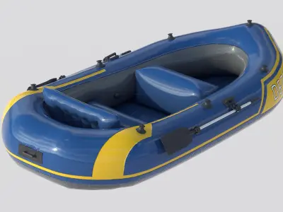 INFLATABLE BOAT 2 3D model