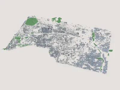 Antalya City Turkey 3D model