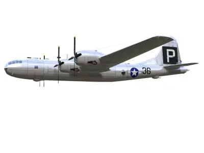 Boeing B-29 Superfortress 3D model