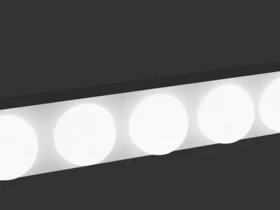 Stadium Focus Light 3D Model Free low-poly 3D model
