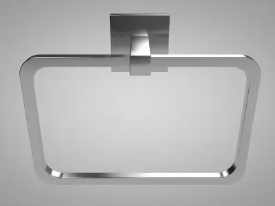 Towel Hanger Free low-poly 3D model