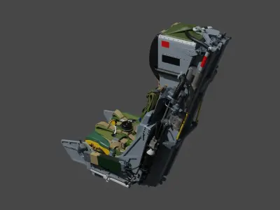 Martin Baker Mk10 Ejection Seat for Tornado GR1 3D print model