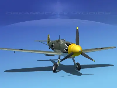 Messerschmitt BF-109 V13 3D model