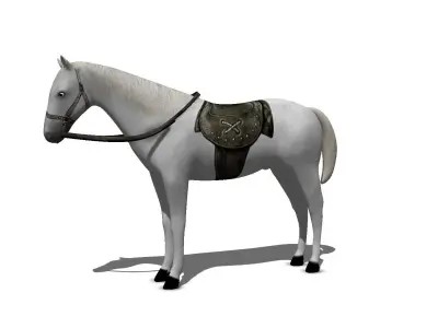 Horse Low-poly 3D model