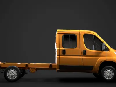 Citroen Relay Chassis Truck Crew Cab 4035WB 2020 3D model