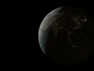 Earth model Free 3D model