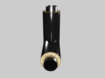 Fittings for insulated pipes 3D model