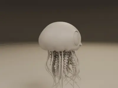 jellyfish 3D print model