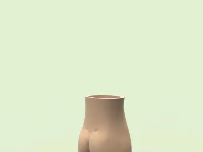 Female vase Free 3D print model