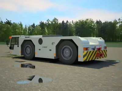 Airport tow tractor SCHOPF F300 3D model