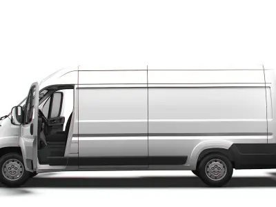 Peugeot Boxer Van L4H2 HQ Interior 2023 3D model