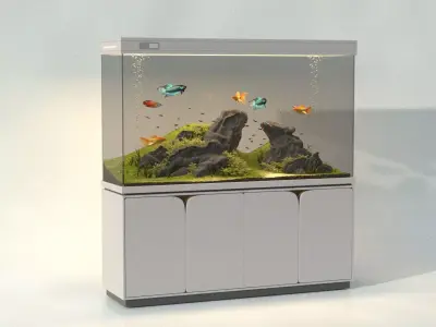 fish tank 3D model