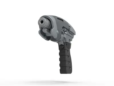 Starfleet phaser pistol from Star Trek Enterprise TV series 3D model