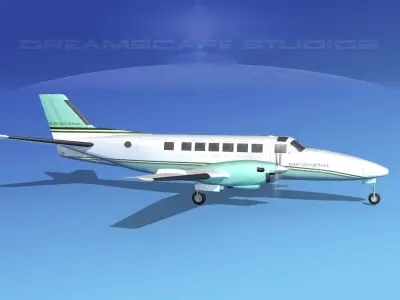 Beechcraft B99 Irish Regional 3D model