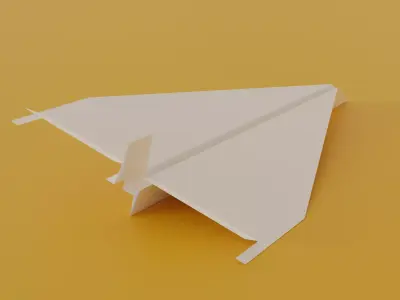 Paper Plane 3D model