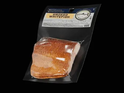 Smoked Whitefish 3D model