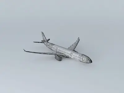 Orbest Orizonia Airlines Airbus A330 300 Free 3D model