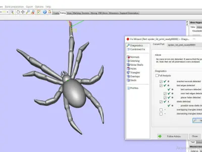 Spider relief 3D print model 3D print model