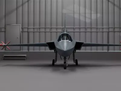 EADS Mako HEAT - The HIGH ENERGY ADVANCED TRAINER Low-poly 3D model