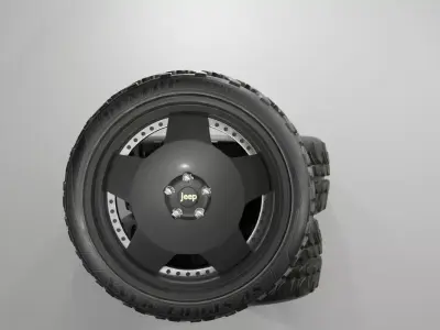 JEEP OFF-ROAD ALLOY Low-poly 3D model