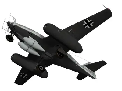 Messerschmitt Me 262 B1U1 3D model