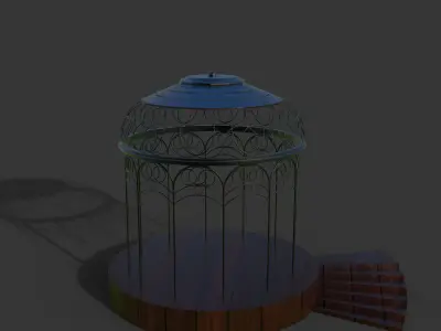 Hobbit Dome Low-poly 3D model