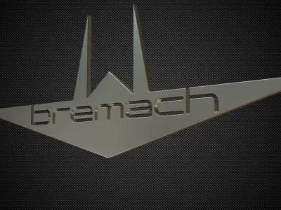 bremach logo 3D model