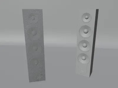 SPEAKER 3D acoustic design 3D model