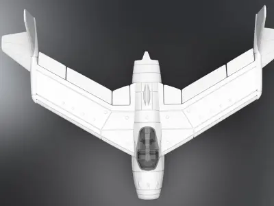 Blohm And Voss P215 scale model 3D print model