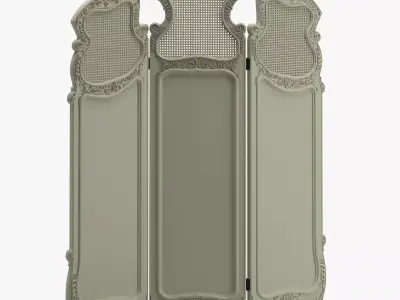 Classic Dressing Screen 3D model