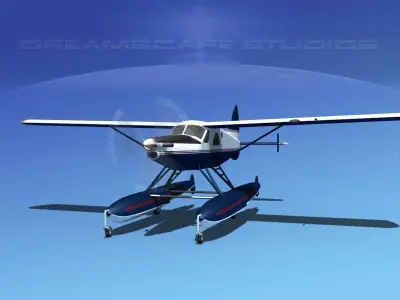 DeHavilland DHC-2 Turbo Beaver V07 3D model