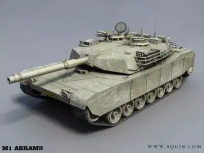 A1M1 Abrams 3D model