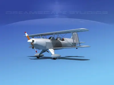 Acro Sport II Bare Metal 3D model