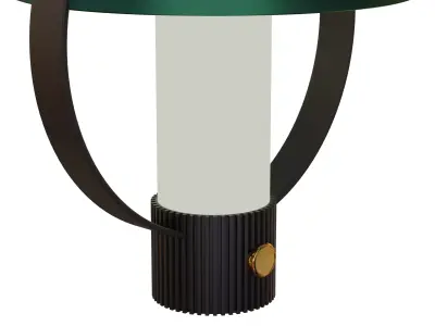 Stylized Hanging Lamp 3D Model Free low-poly 3D model