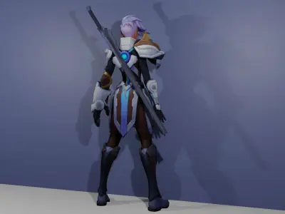 selina reven 3D model