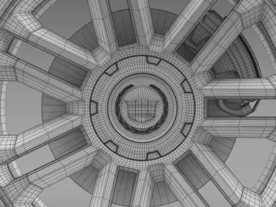 Cadillac Escalade 2013 wheel 3D model