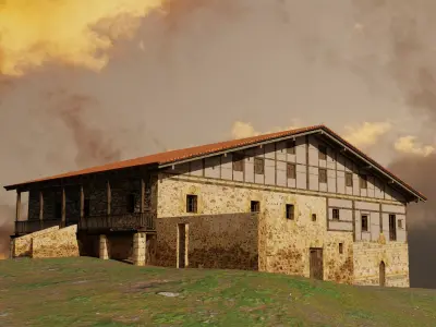 Zerain Jauregi house 3D model