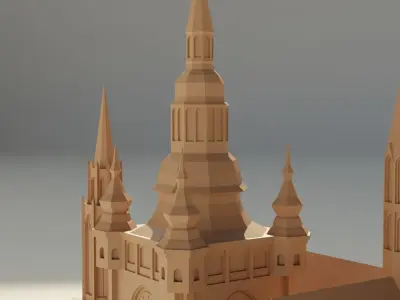 St Vitus Cathedral 3D print model