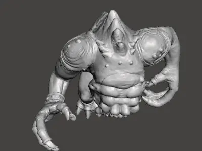 RANCOR MINIATURE MODELS SET FOR SCIFI OR FANTASY GAMES LEGION 3D print model