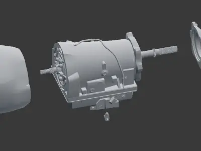 GM Bolt pattern generic Automatic Transmission 3D model