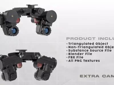 ANPVS21 Military Goggles 3D model