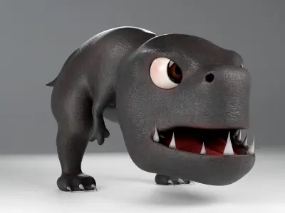 Low-Poly Dinasour Low-poly 3D model