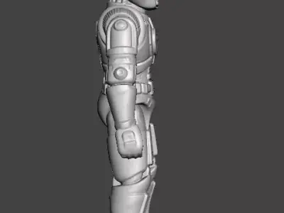 CAPTAIN POWER DREAD TROOPER COMMANDER PROTOTYPE TOY 4INCH FIGURE 3D print model