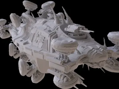 The Martix Ship Model 3D model