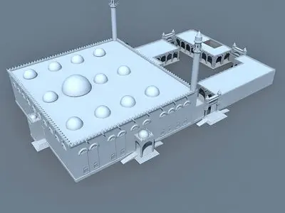 Arabic Mosque 3D model