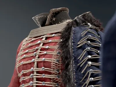 SOLDIER Napoleon Dolman Pelisse 3D model