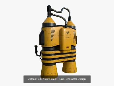 10 Jetpacks E Collection - SciFi Character Design 
