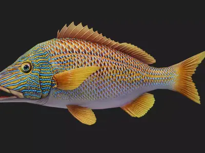 Grunt Low-poly 3D model